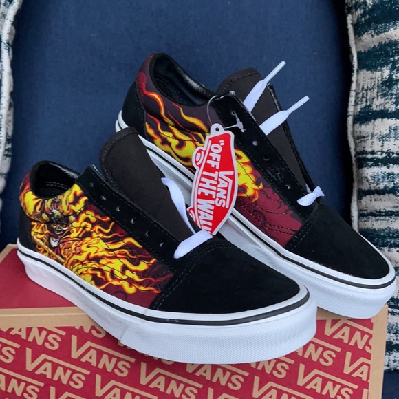 Vans Old Skool Samurai Rising Black/True White MENS - Picture 2 of 16